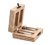 ORFOFE Baby Keepsake Box Wooden Preserving Box with 2 Bottles for Fetal Hair and Umbilical Cord Preservation for Home Decoration and Memorializing Baby's Precious Memories Random Style