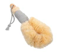ORFOFE Back Brush Handle Natural Exfoliating Scrubber for Shower Comfortable Grip for Back Washing and Improving Circulation Bath Brush for Men and Women
