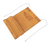 ORFOFE Bamboo Slips Decorative Book Faux Chinese Style Calligraphy Scroll for Study Wall Decor Chinese Bookshelf Decor