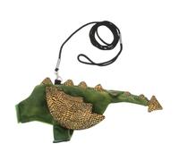 ORFOFE Bearded Dragon Dinosaur Costume Leash Set for Reptiles Lightweight Plush Harness and Fleece Safety Gear Comfortable Outfit for Playful Photoshoots and Parties