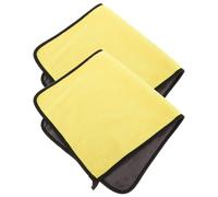 ORFOFE Bike Cleaning Cloth and Motorcycle Drying Towel, Reusable Double-sided Thickened Microfiber, 2pcs 30x60cm for Outdoor Cycling and Car Maintenance