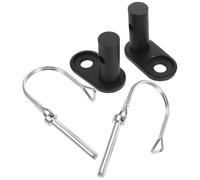 ORFOFE Bike Trailer Coupler Adapter Black Colour 2pcs with Easy Installation and Safety Features Steel Material for Boys and Girls Trailer Suitable for Prams