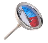 ORFOFE Bimetallic Bbq Grill Thermometer for Kitchen and Charcoal Pit Smoker Portable Lightweight Temperature Gauge for Meat Baking Beef Pork Cooking Reliable Fast Response Temperature