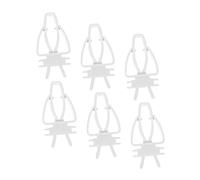 ORFOFE Bird Cage Pet Food Holder Bird Cage Food Clamp Bird Cage Food Holding Fixed Tongs Clips Pet Accessories Pet Feeder Practical Fixed Clip Clamps Birdcage Parrot Snack Holder Food