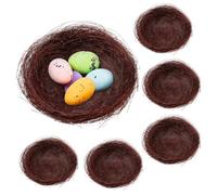 ORFOFE Bird Nest Boxes Mini Nests Adornments Decorative Props for Photography Home
