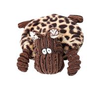 ORFOFE Bite-resistant Plush Molar Toy for Dogs Chewing Educational Toy Cute Hippopotamus Design for Reducing Boredom and Destructive Behavior Pets