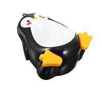 ORFOFE Black Penguin Boy Pee Potty Urinal for Bathroom Wall Mounted, Made of Sturdy Pp Material, Easy to Install, Helps Cultivate Independent Urinate Habit for Toddlers