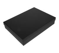 ORFOFE Black Rectangular Box with Lid 32.5X23.5Cm Matte Black Packaging Box for Shirt Presents Suitable for Christmas and Birthday