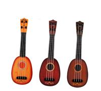 ORFOFE Black Ukulele for Plastic Musical Instrument with Bright Colors for Early Education Stimulates Imagination and Hearing Development Lightweight Cylinder Design for Home and School
