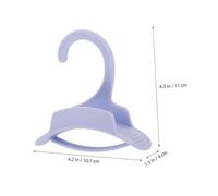 ORFOFE Blue Arched Handbag Hanger Hook for Closet, Scarf and Tie Organizer Rack, Multi-Purpose Purse Storage Holder for Wardrobe and Handbag Accessories