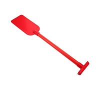 ORFOFE Boat Paddle Oar Prop Red PVC Rowing Oar for Stage Performance Cosplay Dragon Boat Festival Party Decor Safe Lightweight Kayak Craft Supplies