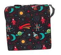 ORFOFE Booster Cushion for Boys and Girls Chair Dining Chair Lift Pad Space Theme Family and Friends-Friendly