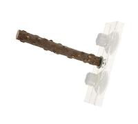 ORFOFE Bright Color Suction Cup Parrot Stand for Training Portable Bird Perch Encouraging Balance and Coordination Creative Playing Ladder for Parakeets and Small Birds