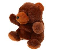 ORFOFE Brown Bear Hand Puppet Toy for Boys and Girls Featuring Plush and Pp Cotton Material, for Imaginative Play and Interactive Parent-child Interaction