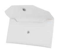 ORFOFE Budget Envelope Wallet for Women Pu Leather Money Pouch Reusable Cash Organizer Budgeting Wallet for Events and Daily Use Cream Color