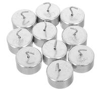 ORFOFE Calibration Weights 50g Each for Scientific Experimentation 10pcs Iron Material with Double-hook Design for Accurate Measurements and Laboratory Experiments for Scales