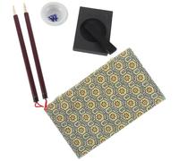 ORFOFE Calligraphy Paper Tools Complete Set Beginners Including Brush, Ink and Ink Stone, Beginner-friendly Design for Elegant Box Handwriting Practice and Gifting