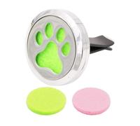 ORFOFE Car Air Vent Freshener Clip Dog Palm Shape with 2 Random Felt Pads, Car Essential Oil Diffuser Clip for Vehicle Air Freshener and Decoration Random Color