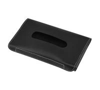 ORFOFE Car Sun Visor Tissue Box Holder Vehicle Napkin Case for Driver Side Shield Space Saving PU Leather Car Front Sun Visor Tissue Organizer Neat Interior Accessory