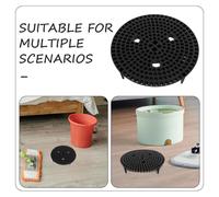 ORFOFE Car Wash Bucket Guard Insert Abs Black round Screen