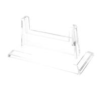 ORFOFE Card Protection Rack Plastic Trading Card Display Stand Lightweight Desktop Holder for Baseball Prevents Wear Fading Oil and Water Damage Easy to Use Organizer for Collectors