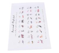 ORFOFE Children’s Educational Alphabet Poster Wall Art, A3 (297mm×420mm) Cartoon Hanging Alphabet Picture for Toddler Bedroom and Playroom Décor