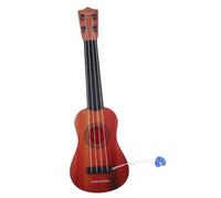 ORFOFE Classical Ukulele Musical Instrument Baroque Pearl Coffee Color Realistic Design Lightweight Guitar for Boys Early Music Education and Creative Play