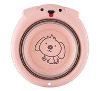 ORFOFE Collapsible Washbasin Foldable Wash Basin for Baby Kids with Folding Design Eco-Friendly Plastic Cartoon Shape for Travel and Home Use