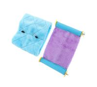 ORFOFE Comfortable Triangular Bird Bed Hanging Parrot Nest Hammock Soft Warm Sleeping House for Pets Hamsters and Sugar Gliders Indoor Cozy Resting Space