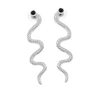 ORFOFE Creative Silver Snake Shape Dangle Earrings for Women Fashion Long Ear Jewelry with Unique Serpent Design and Lightweight gift for for for for for for for Birthday and Holidays