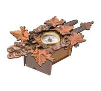 ORFOFE Cuckoo Wall Clock 304 Stainless Steel Traditional Decorative Hanging Clock for Living Room Bedroom Home Décor Timely Chime and Classic Design