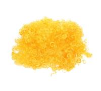 ORFOFE Curly Yellow Afro Wig for Adults and, Funny Clown Costume Accessory for Circus Birthday Party and Masquerade Holiday Headwear