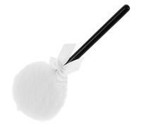 ORFOFE Cushion Puff for Body with Plush Material and Comfortable Delicate Touch Simple Shaped Design White Bow-knot for Basket and Home Use