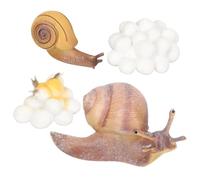 ORFOFE Cycle for Realistic Snail and Chicken Growth Models Educational Montessori Early Learning Figurines for Boys and Detailed Preschool Cognitive Development Kit