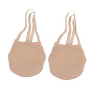 ORFOFE Dance Half Sole Covers for Women Breathable Forefoot Protectors with Strap Supple Material Non-Slip Foot Accessory for Ballet Gymnastics and Ballroom Shoes Beige