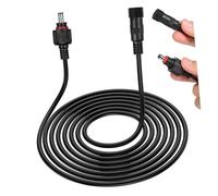 ORFOFE Dc Power Extension Cable for Solar Lights Water Pumps Outdoor Cord for Security Cameras Garden Fountains Weather-resistant Plug