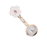 ORFOFE Delicate Nurse Pocket Watch with Precise Movement Flower Design Chest Watch for Medical Professionals Suitable for Nurses Doctors Students Teachers