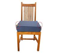 ORFOFE Dining Cushion Blue Star Pattern Heightening Seat Pad for Chair Safe Comfortable Lightweight Easy Clean Home Restaurant Use