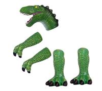 ORFOFE Dinosaur Finger Puppet Set Foot Design, Toddler Animal Hand Finger Puppets for Storytelling and Educational Play, Boys and Girls Dinosaur Toys for Imaginative Role Play