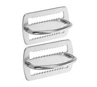 ORFOFE Diving Weight Belt Buckle with D-ring 2pcs Stainless Steel for Reliable Gear Organisation and High Durability for Suitable for Scuba Diving Webbing and Underwater Exploration