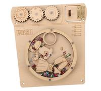 ORFOFE DIY Busy Board with Washing Machine and Sequin Educational Early Learning Activity Center for Enhancing Motor Skills and Creativity