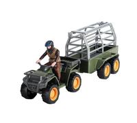 ORFOFE DIY Farm Play with Motorcycle and Farmer Figures Educational Simulation Model for Skill Development and Imagination Building Realistic Barn and Animals Scene