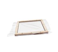 ORFOFE DIY Paper Making Mold Frame with Mesh Screen Compact Wooden Craft Frame for Traditional Handmade Paper Art Reusable and Easy to Clean for Adults Creative Projects