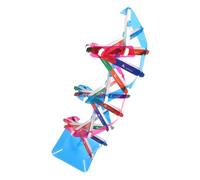 ORFOFE Dna Model Kit Double Helix Structure Science Educational Instrument for Biology Teaching and Human Dna Learning Aids Lightweight Interactive Molecular Model for Students and