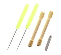 ORFOFE Doll Hair Rooting Tool DIY Hair Doll Reproduce Needles with Holder for Hairstyle Design and Crafting Projects Kit for Rerooting and Wig Repair Random Color