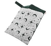 ORFOFE Double Zipper Diaper Bag Large Reusable Wet Dry Travel Pouch for Stroller Storage Leakproof Nappy Organizer for Daycare and Essentials