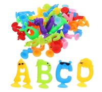 ORFOFE Educational Alphabet and Bath with Suction Cups for Learning Spelling and Cognitive Play Soft Tpr Material Creative Bathtime Fun for Boys