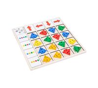 ORFOFE Educational Board Game for Color and Direction Recognition Intellectual Development Interactive Parenthood Learning Game for Early Cognitive Skills and Fine Motor Training