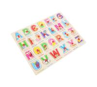 ORFOFE Educational Spanish Alphabet Puzzle for Montessori Learning Board with Blocks Enhances Hand Eye Coordination Fine Motor Skills and Logical Thinking Development