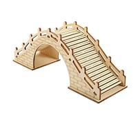 ORFOFE Educational Wooden Arch Bridge DIY Kit Handmade Science Project for Boys Pre Cut Wood Craft for Creative Building Stem Experiment Material to Enhance Learning and Hands Skills